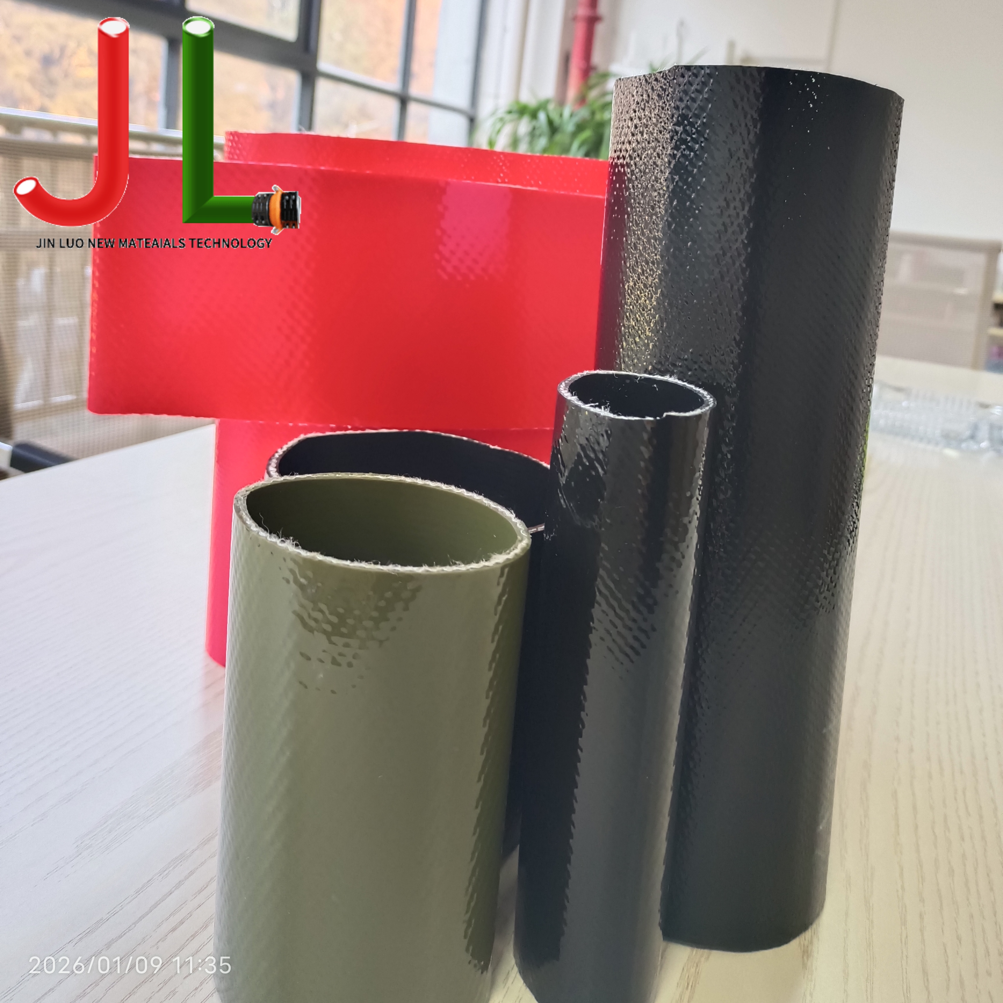 أنبوب مرن خرطوم مسطح